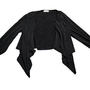 Calvin Klein Black High‎ Low Cardigan  Size L Excellent Used Condition